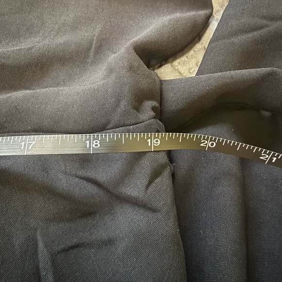 Black Long Sleeve Wrap Dress Belted Plus Size 2X Midi - Picture 6 of 8